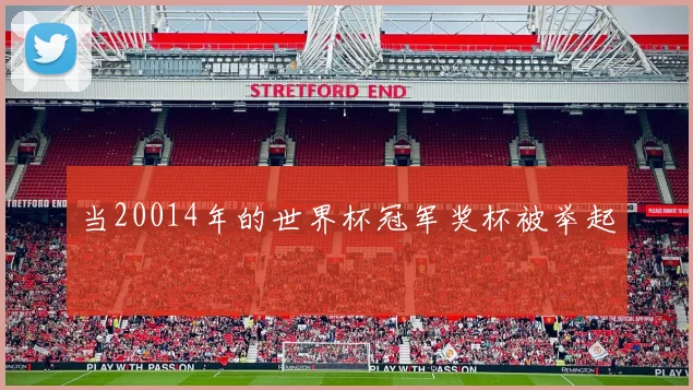 当20014年的世界杯冠军奖杯被举起