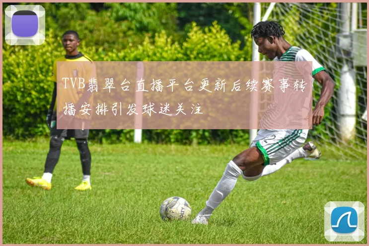 TVB翡翠台直播平台更新后续赛事转播安排引发球迷关注